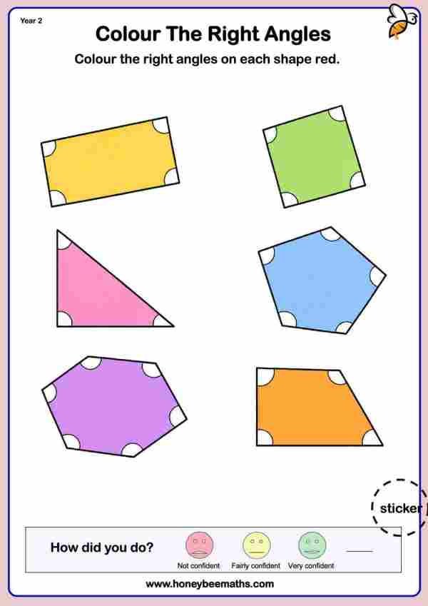 Colour The Right Angles